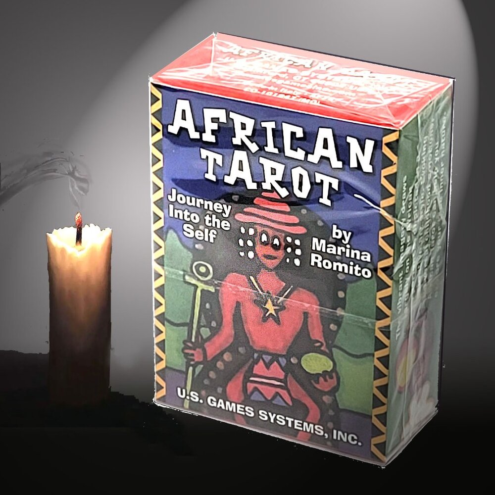 AFRICAN TAROT Primitive Art style Journey Into the Self  Authentic New Sealed